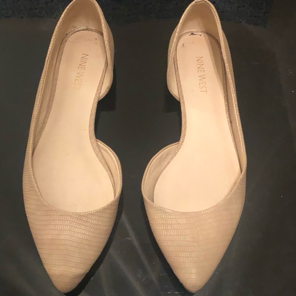 Nine West Nude Pointed-toe flats